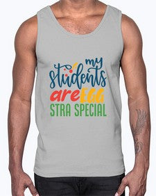 my students are egg strA special Style 295#- teacher- Cotton Tank