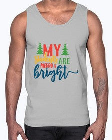 my students are merry bright Style 296#- teacher- Cotton Tank