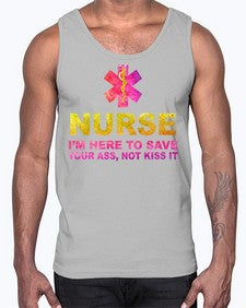 nurse i am here to 1157#- nurse- Cotton Tank