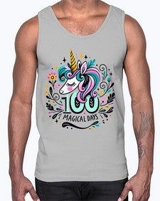 one hundred Day Magical 562#- one hundred days- Cotton Tank
