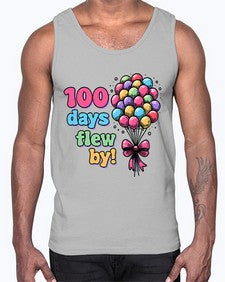 one hundred Day of School 563#- one hundred days- Cotton Tank