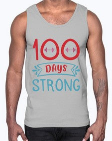 one hundred days strong 584#- one hundred days- Cotton Tank