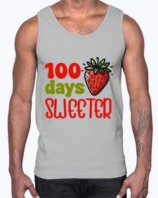 one hundred days sweeter 585#- one hundred days- Cotton Tank