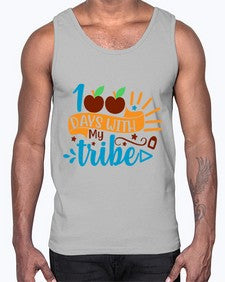 one hundred days with my tribe 588#- one hundred days- Cotton Tank