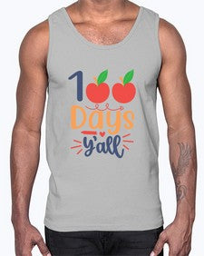 one hundred days yall 589#- one hundred days- Cotton Tank