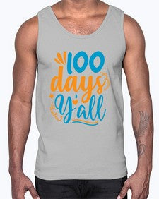 one hundred days yalll 590#- one hundred days- Cotton Tank