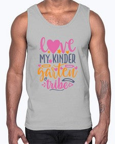 one hundred love my kinder garten tribe 593#- one hundred days- Cotton Tank