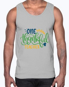 one thankful teacher Style 334#- teacher- Cotton Tank