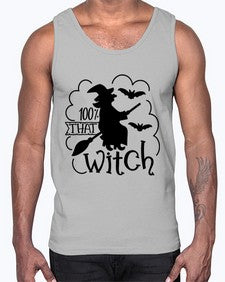 percent that witch 55#- witch- Cotton Tank