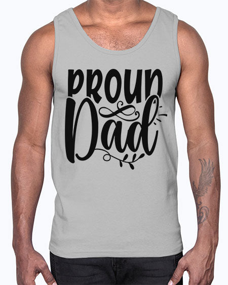 proud dad Style 37#- autism- Cotton Tank