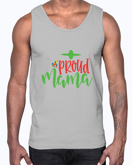 proud mama Style 38#- autism- Cotton Tank