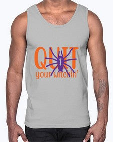quit your witchin 32#- witch- Cotton Tank