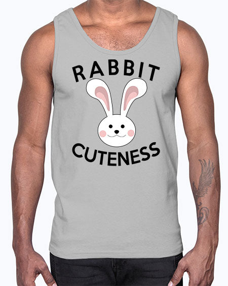 rabbit cuteness- rabbit- Cotton Tank