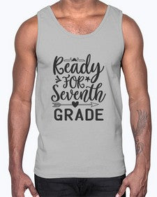ready for seventh grade 707#- seventh grade- Cotton Tank