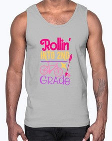 rollin into second grade 781#- second grade- Cotton Tank