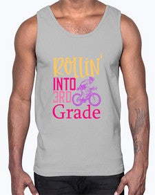 rollin into third grade 782#- third grade- Cotton Tank