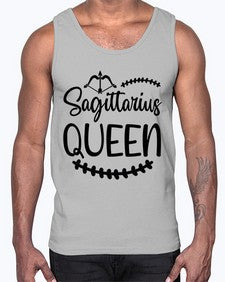 sagittarius queen 413#- sagittarius- Cotton Tank