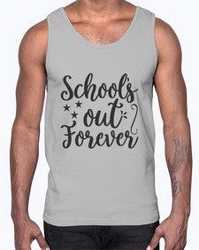 schools out forever 802#- general school- Cotton Tank