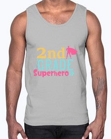 second Grade Superhero color 833#- second grade- Cotton Tank
