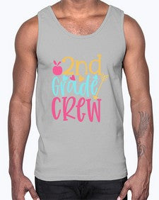 second grade crew 809#- second grade- Cotton Tank