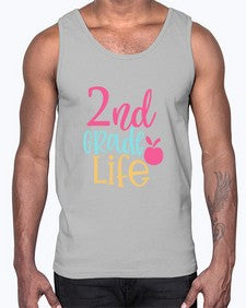 second grade design 811#- second grade- Cotton Tank