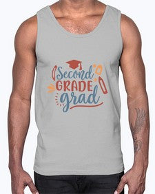 second grade grad 818#- second grade- Cotton Tank