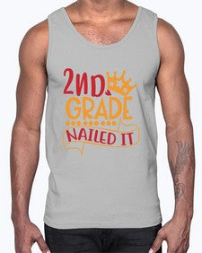 second grade nailed it 828#- second grade- Cotton Tank