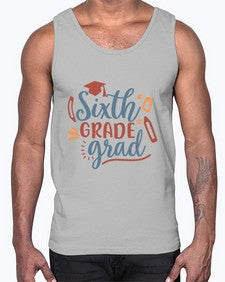 sixth grade grad 878#- sixth grade- Cotton Tank