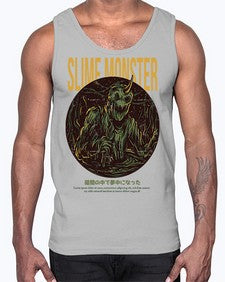 slime monster 1075#- art pop art- Cotton Tank