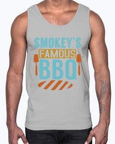 smokeys famous bbq 403#- bbq- Cotton Tank