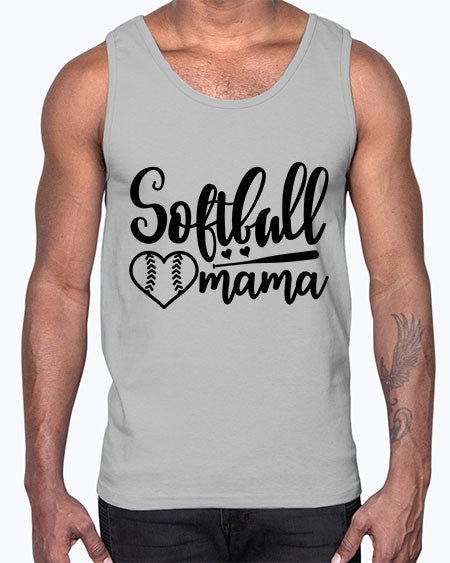 softball mama 2274#- softball- Cotton Tank