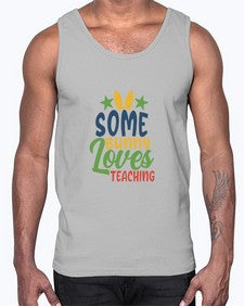 some bunny loves teaching Style 359#- teacher- Cotton Tank