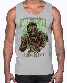 source walking zombie 1103#- art pop art- Cotton Tank
