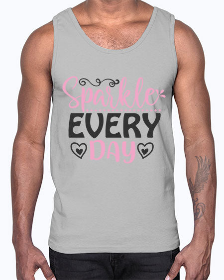 sparkle every day Style 1#-makeup Cotton Tank