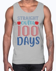 straight outta one hundred days 907#- one hundred days- Cotton Tank