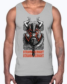 strongknighttshirtdesign 1137#- art pop art- Cotton Tank