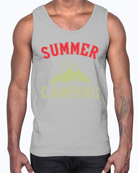 summer camping  82#- summer- Cotton Tank