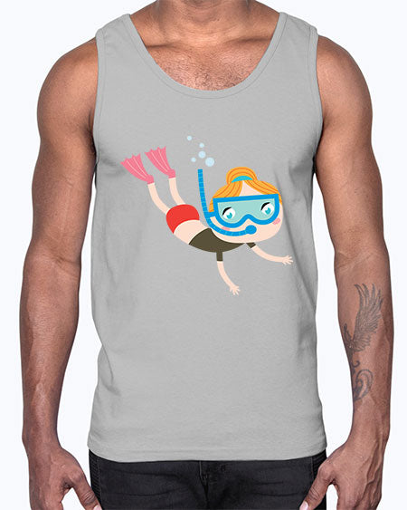 summer characters 61#- summer- Cotton Tank