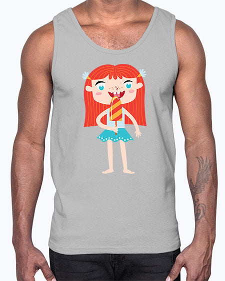 summer characters 64#- summer- Cotton Tank