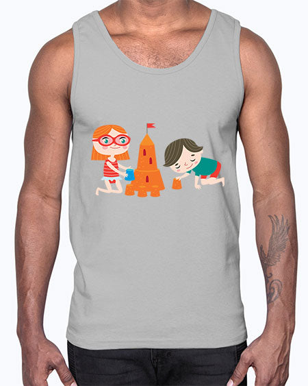 summer characters 66#- summer- Cotton Tank