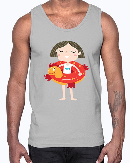 summer characters 67#- summer- Cotton Tank