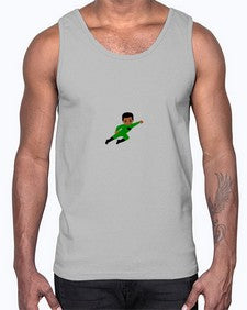 super kid 6#- black boys or men- Cotton Tank