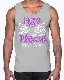 tacos for two please 1606#- tacos- Cotton Tank