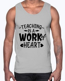 teaching it a work of heart Style 405#- teacher- Cotton Tank