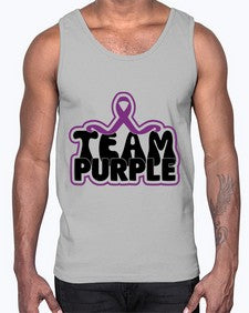 team purple 216#- alzheimers- Cotton Tank