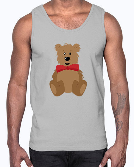 teddy bear 261#- bears - animals- Cotton Tank