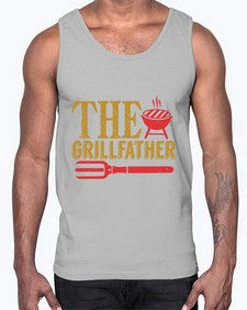 the grill father 417#- bbq- Cotton Tank