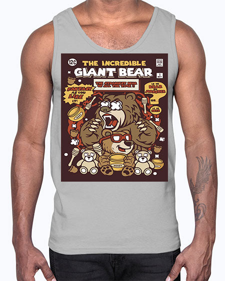 the incredible bear 271#- bears - animals- Cotton Tank