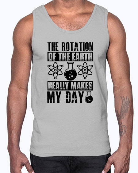 the rotation of the earth really makes my day 11#- nature- Cotton Tank
