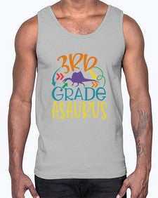 third grade asaurus 948#- third grade- Cotton Tank